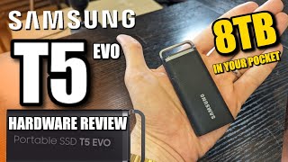 Samsung T5 EVO 8TB External SSD Review [upl. by Mixam32]