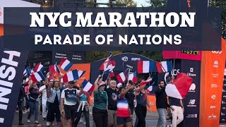 2024 NYC Marathon Parade of Nations [upl. by Waylon647]