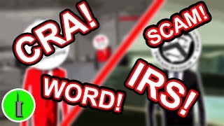 IRS Tax Scammers vs CRA Tax Scammers  The Hoax Hotel [upl. by Ravo]