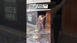 Kaci Jay enters the locked in house 👀😳 kacijay lockedin trending funny dannyaarons shorts [upl. by Aliekahs]