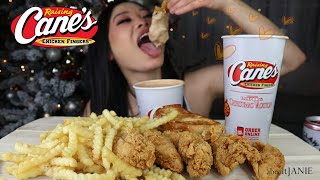 ASMR RAISING CANES MUKBANG [upl. by Ellak612]