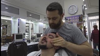 ASMR Turkish Barber Face Head And Body Massage 206 40 Mins [upl. by Hermy]