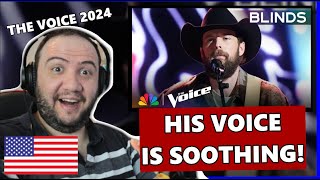 Father of Four Jake Tankersleys Zach Bryan Cover  The Voice Blind Auditions TEACHER PAUL REACTS [upl. by Askari]