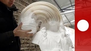 Watch Your Head Mesmerizing paper sculptures morph into bizarre forms [upl. by Biddick417]