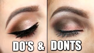 Eyeshadow Dos and Donts [upl. by Aramal]