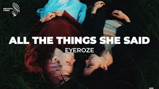 All The Things She Said  quotRunning through my headquot Cover by eyeroze [upl. by Iviv]