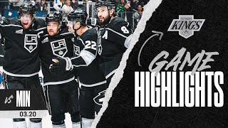 Viktor Arvidsson Returns amp LA Kings CRUSH Minnesota Wild in Los Angeles  Game Highlights [upl. by Atikam]