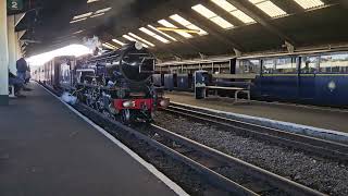 Romney Hythe amp Dymchurch Railway No 6 Samson Arriving at New Romney Station [upl. by Alleul]