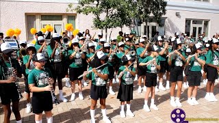 Andrew Wilson Marching Band vs Alice Harte Marching Band Battle Before The Homecoming Parade2024 [upl. by Etnahs413]