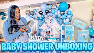 UNBOXING OUR BABY SHOWER GIFTS  MUST SEE [upl. by Necyrb]