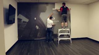 How to install your mural wallpaper [upl. by Adnilec383]