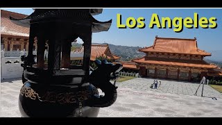 Hsi Lai Temple Los Angeles 2022 WALKTHROUGH 4k [upl. by Lyrrehs]