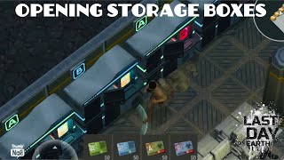 OPENING ALL LABORATORY STORAGE BOX Last Day On Earth Survival [upl. by Richia]