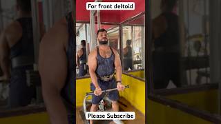 How to cable front raises shoulderworkout shorts goku [upl. by Favrot265]