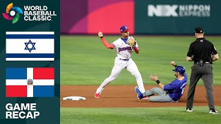 Israel vs Dominican Republic Game Highlights  2023 World Baseball Classic [upl. by Mallen]