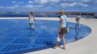 Water organ in Croatia Zadar AMAZING [upl. by Arjun211]