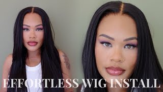 EFFORTLESS WIG INSTALL PREPLUCKED  PREBLEACHED WIG FOR BEGINNERS  ISEE HAIR X Arnell Armon [upl. by Ahsatal]