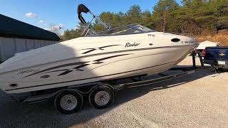 2000 Rinker Captiva 232 Cuddy Cabin For Sale near Norris Lake TN  SOLD [upl. by Aihtekal557]