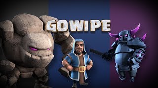 Clash of Clans The GoWiPE Battle Strategy [upl. by Steady]