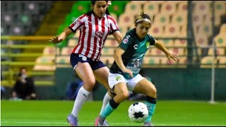 Resumen León vs Puebla  Jornada 8  Liga BBVA MX Femenil [upl. by Anaert]