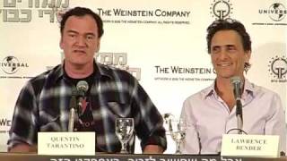 Quentin Tarantino Press Conference Israel Sep 09 [upl. by Lorusso]