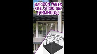 Rapicon walls  Steel structure  Farmhouse [upl. by Nalor]