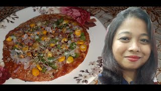 Roti Pizza Recipe  Tawa Pizza Recipe  Leftover Roti Pizza Recipe [upl. by Rekyr282]