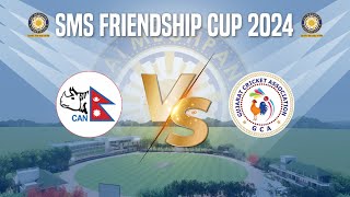 NEPAL vs GUJARAT  TRIANGULAR SERIES  MATCH 4  SMS FRIENDSHIP CUP 2024  DAY 4 [upl. by Oinotnanauj873]