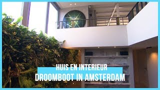 Luxe wonen op een woonboot in Amsterdam  BinnensteBuiten [upl. by Nabroc435]