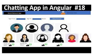 Social Networking Project in Angular for beginner  Day18 [upl. by Lettie]