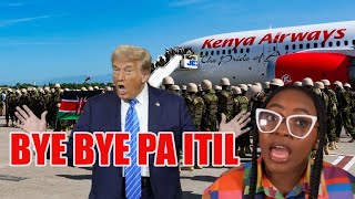 Polisye pa itil Kenya yo pral tounen lakay yo gouvenman Trump lan deside fini ak depans initil sayo [upl. by Docia]