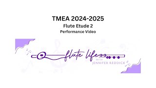 TMEA 20242025 All State Flute Etude 2 [upl. by Kaleena370]