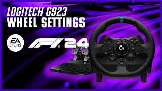 F1 24  Logitech G923 Best Wheel Settings for PC  Realistic Feel All Experience Levels [upl. by Name316]