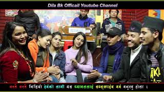 Baba Rabin Lamichane and Dila BK Live Dohori [upl. by Atirehs]