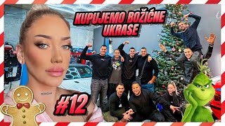 UKRAŠAVAMO BOŽIĆNO DRVCE OD 4 METRA vlogmas 12 [upl. by Trini529]