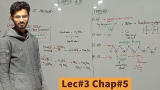 Hydrides of halogens  lec 3 chap 5 part 2 chemistry [upl. by Alekat]