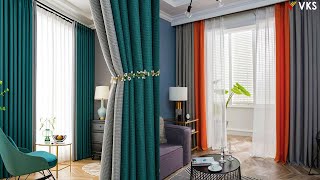 Living Room Curtains Design  Window Curtains Blinds Sheer Home Interior  Living room Home Decor [upl. by Enohsal]