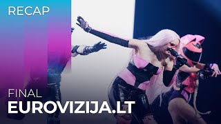 EurovizijaLT 2024 Lithuania  Final  RECAP [upl. by Ynnavoig405]