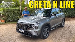 Hyundai Creta N Line  O mais completo com motor 10 turbo [upl. by Secor]