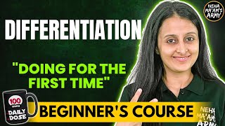 DIFFERENTIATION  BEGINNERS COURSE JEE 2025  2026 FULL PREP FROM BASICS  MATHEMATICALLY INCLINED [upl. by Spector]