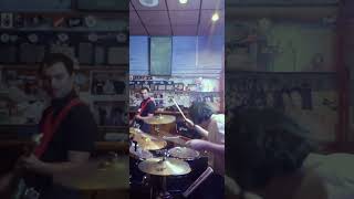 WELCOME TO PARADISE LIVE COVER WITH conditionbaker4418 drums drumcover drummer drumming [upl. by Prudhoe443]