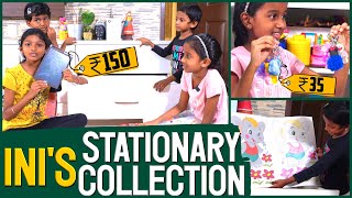 My Stationery Collection 🤩 I Indian School Supplies 😇 I Inis Galataas [upl. by Shwalb]