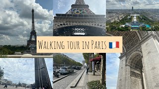 Paris France 🇫🇷 Walking tour باريس 🗼 [upl. by Malka]