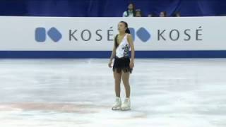 Kaori SAKAMOTO 2017 Jr Worlds [upl. by Ardnnaed196]