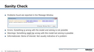 Troubleshooting Models in FloTHERM 2 of 4 [upl. by Aivlis]