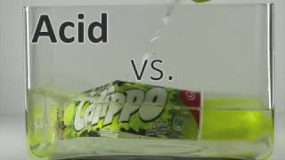 Calippo ice cream vs Acid  AcidTube [upl. by Proudlove]