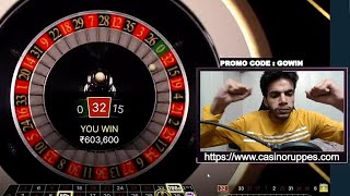 Gambling ₹1000000 On Lightning Roulette In Online Casino  Stake Lightning Roulette [upl. by Perr200]