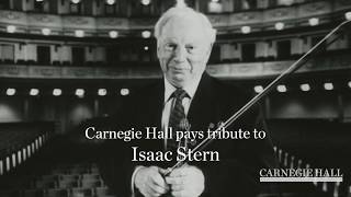 Isaac Stern Centenary at Carnegie Hall [upl. by Elohcan392]