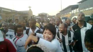 Mochudi Centre Chiefs vs Township Rollers MAGOSI CELEBRATING VICTORY [upl. by Kra797]