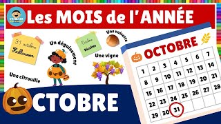 Les mois de lannée  le mois dOCTOBRE [upl. by Toshiko]